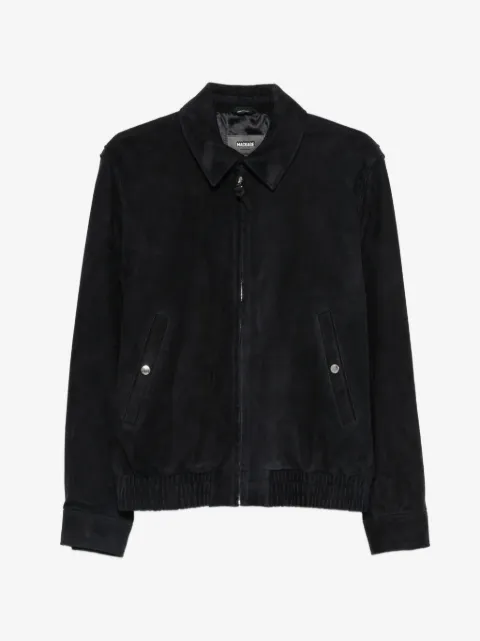 Mackage zip suede bomber jacket