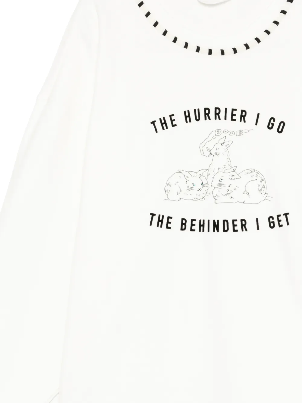  Bode Jersey Con Estampado Gráfico - Blanco 