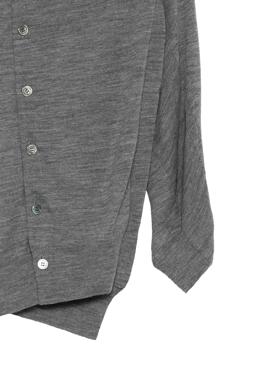 Junya Watanabe Asymmetrisch vest met ronde hals Grijs