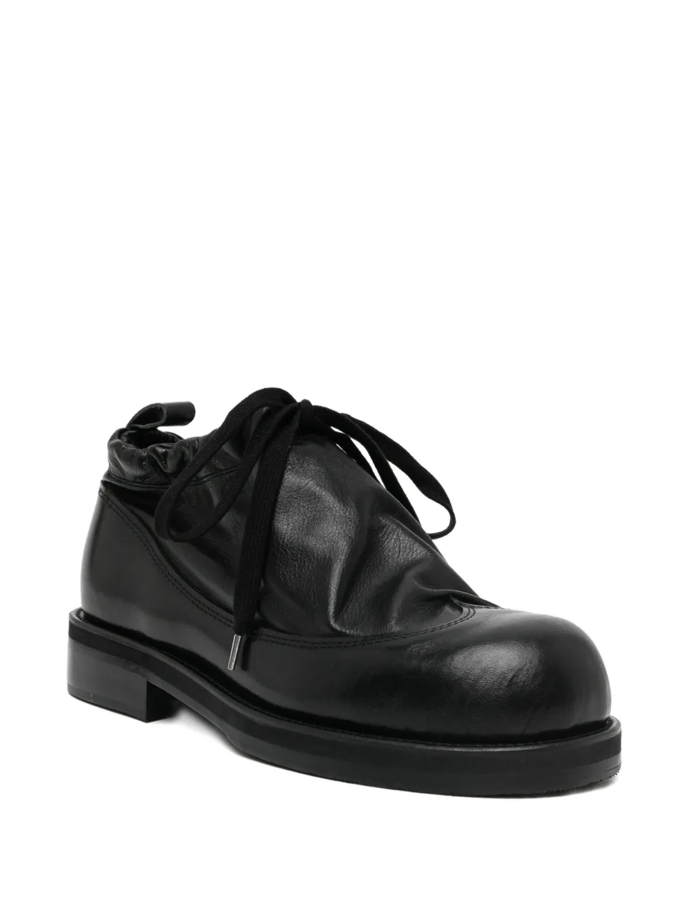 Comme des Garçons Homme Plus leather derby shoes Zwart