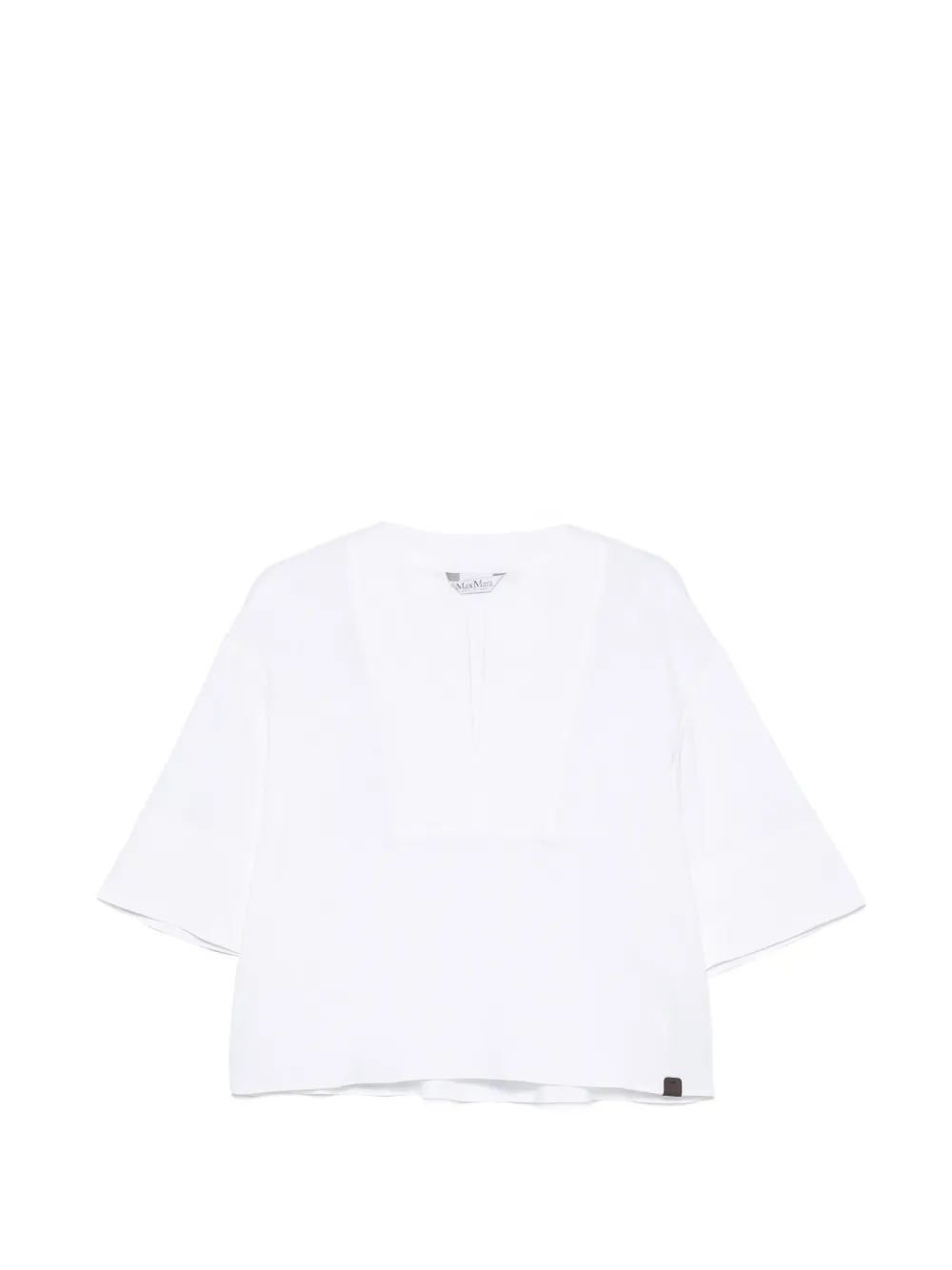 Max Mara Sospiro V-neck blouse - Bianco