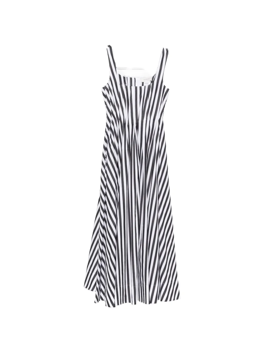 Sportmax Filmato striped midi dress - Nero