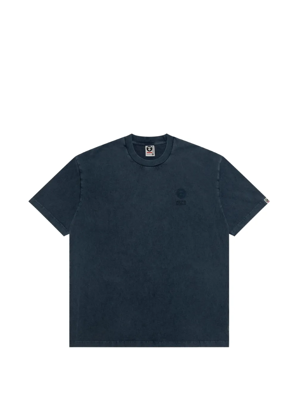 AAPE BY *A BATHING APE® embossed logo T-shirt - Blu