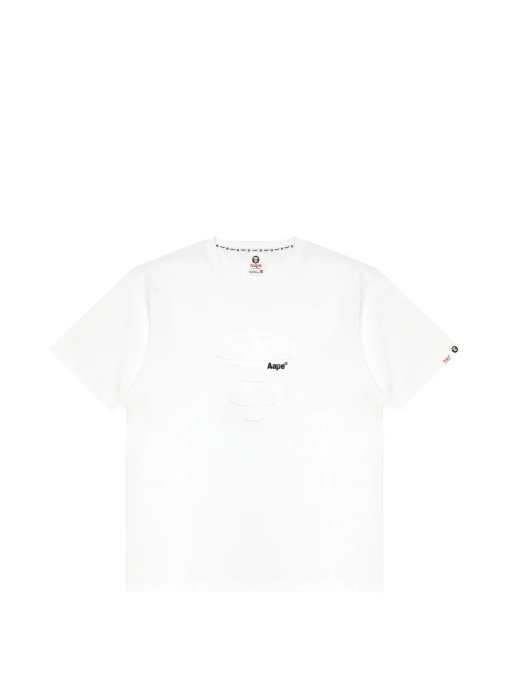 AAPE BY *A BATHING APE® logo-print T-shirt - Bianco