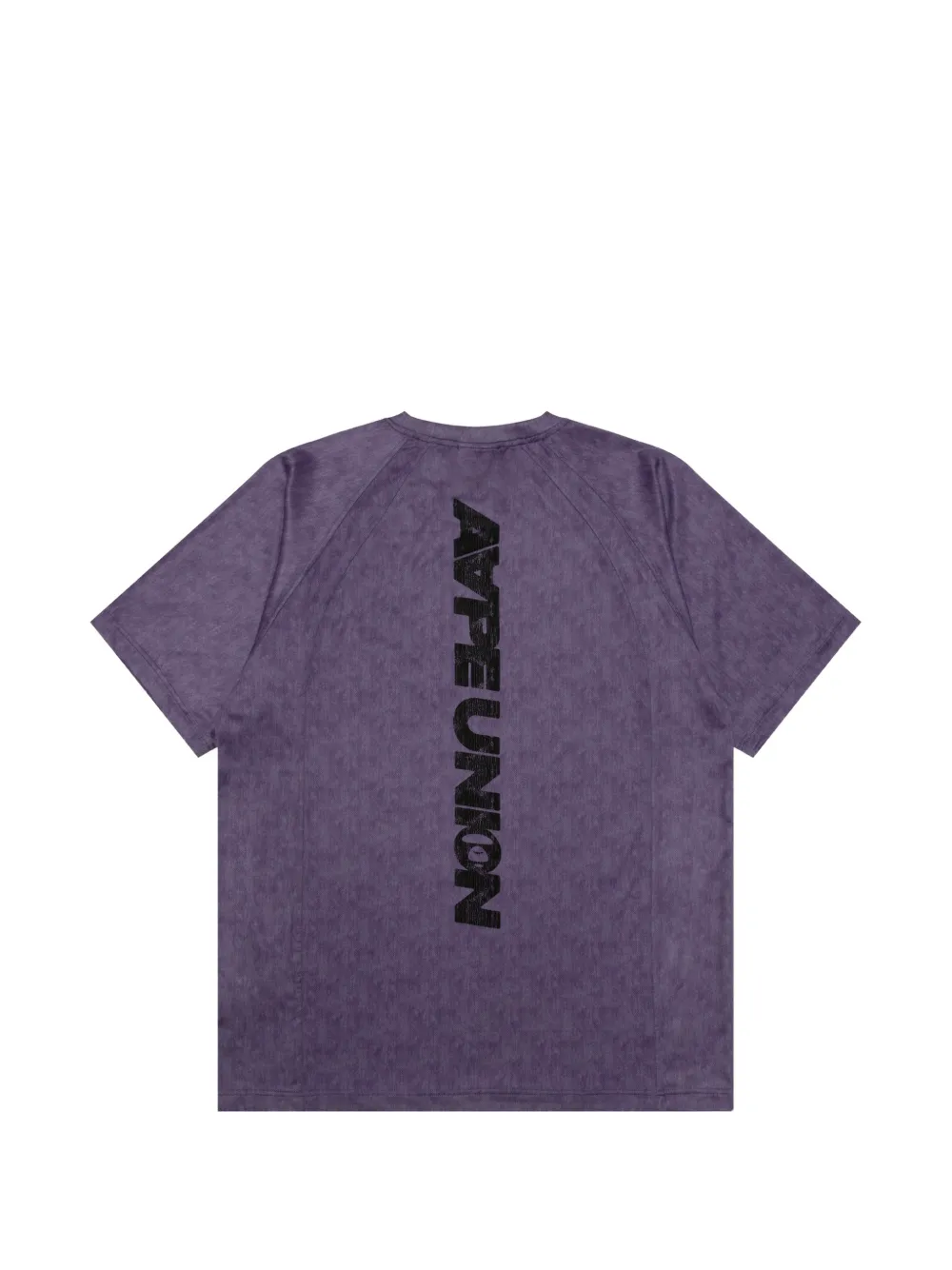 AAPE BY *A BATHING APE T-shirt met logopatch Paars