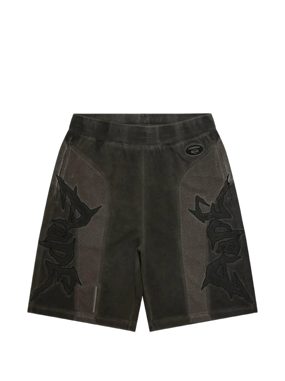 AAPE BY *A BATHING APE® logo-appliqué shorts - Grigio