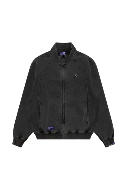 AAPE BY *A BATHING APE® logo-detail zip-up jacket