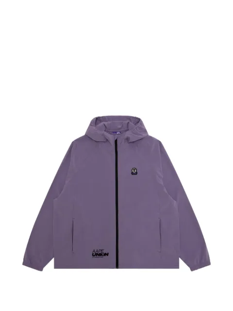 AAPE BY *A BATHING APE® logo hooded jacket