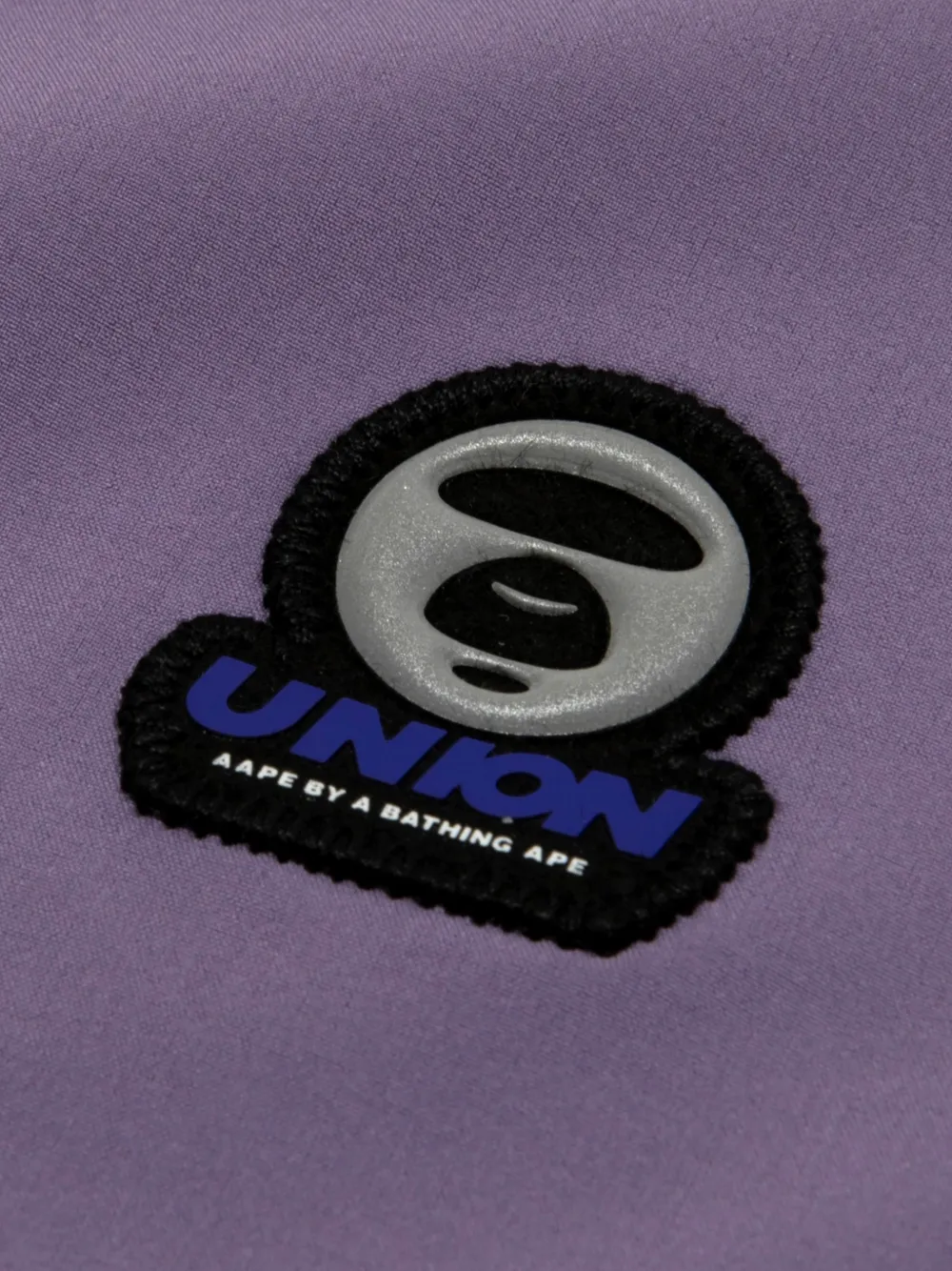 AAPE BY *A BATHING APE Jack met logo Paars