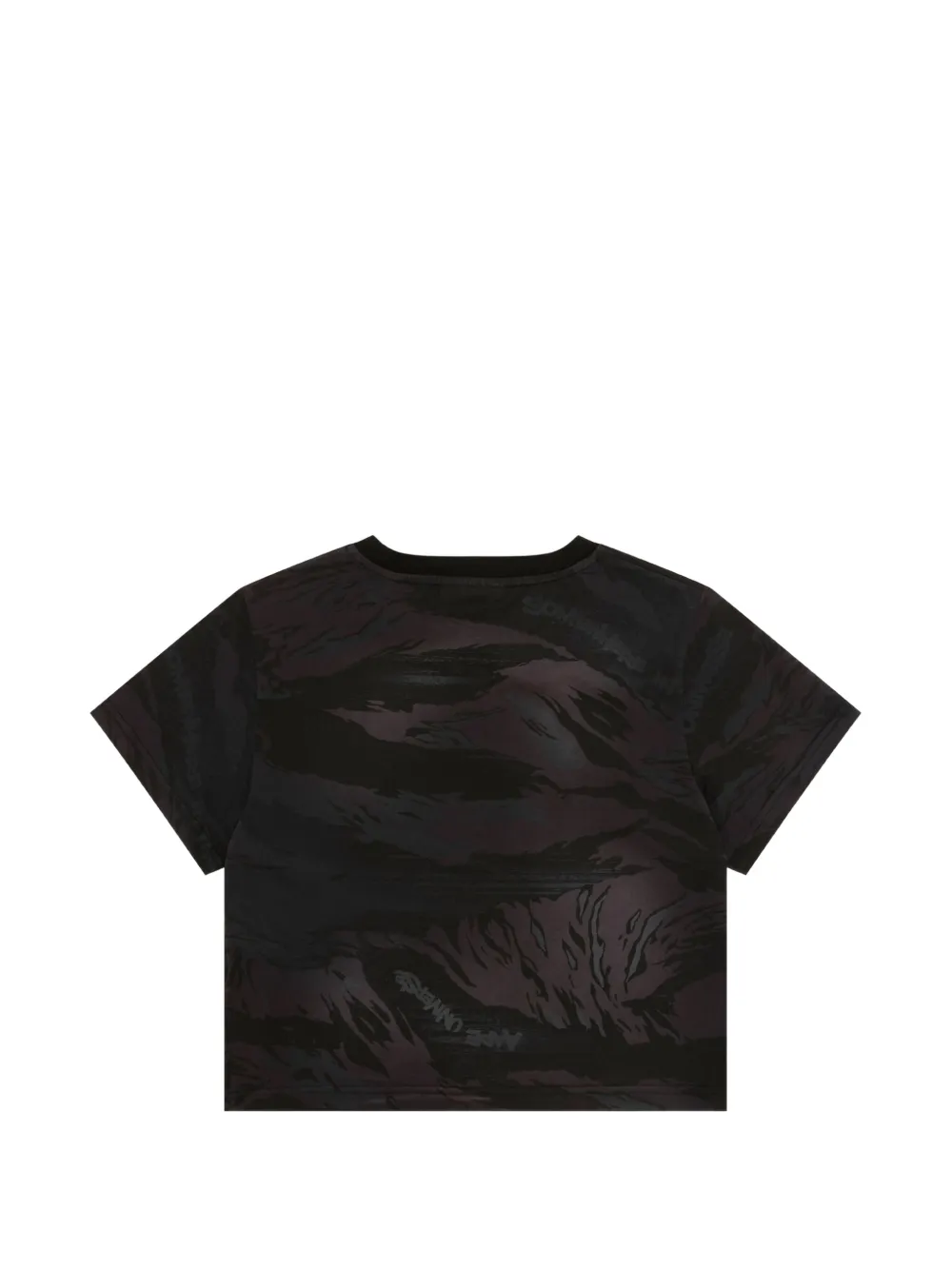 Camouflage Logo-Embroidered T-Shirt
