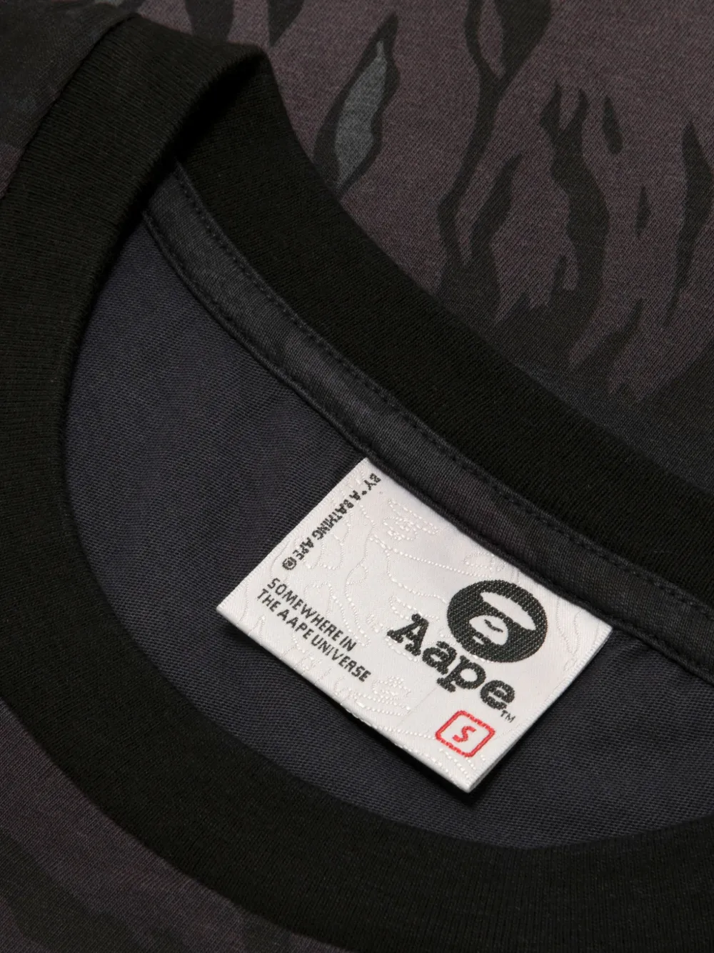 Camouflage Logo-Embroidered T-Shirt
