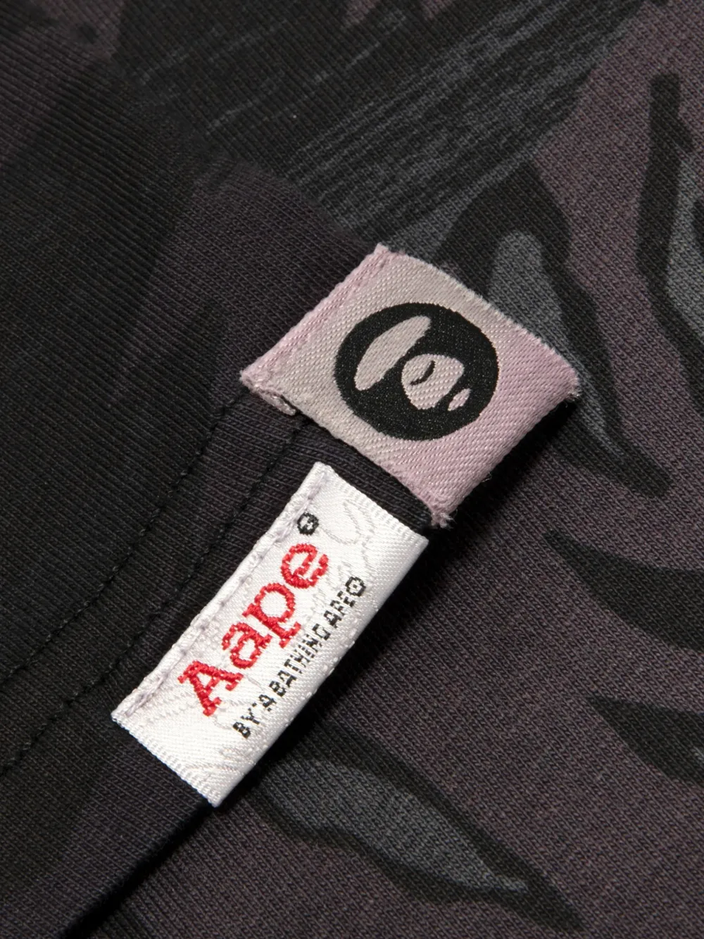 Camouflage Logo-Embroidered T-Shirt
