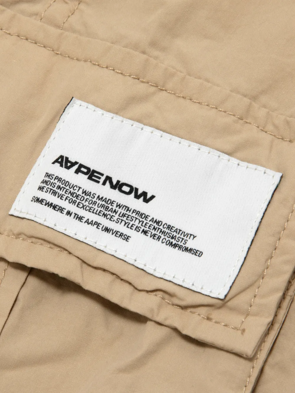 AAPE BY *A BATHING APE Cargo shorts Beige