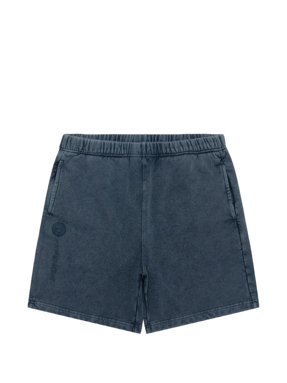 AAPE BY *A BATHING APE® logo-patch shorts - Blu