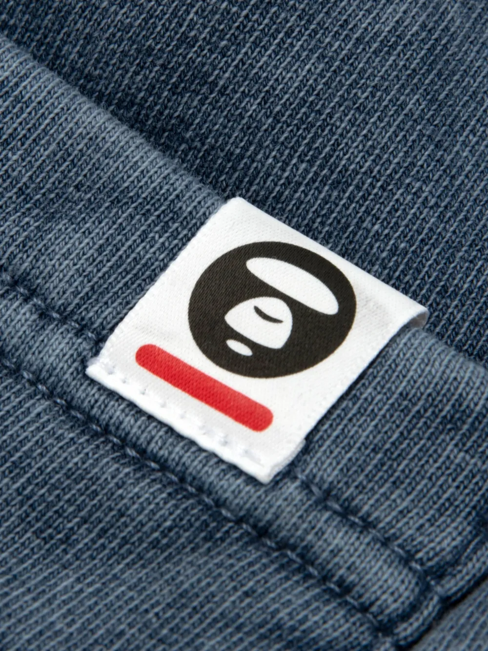 AAPE BY *A BATHING APE Shorts met logopatch Blauw