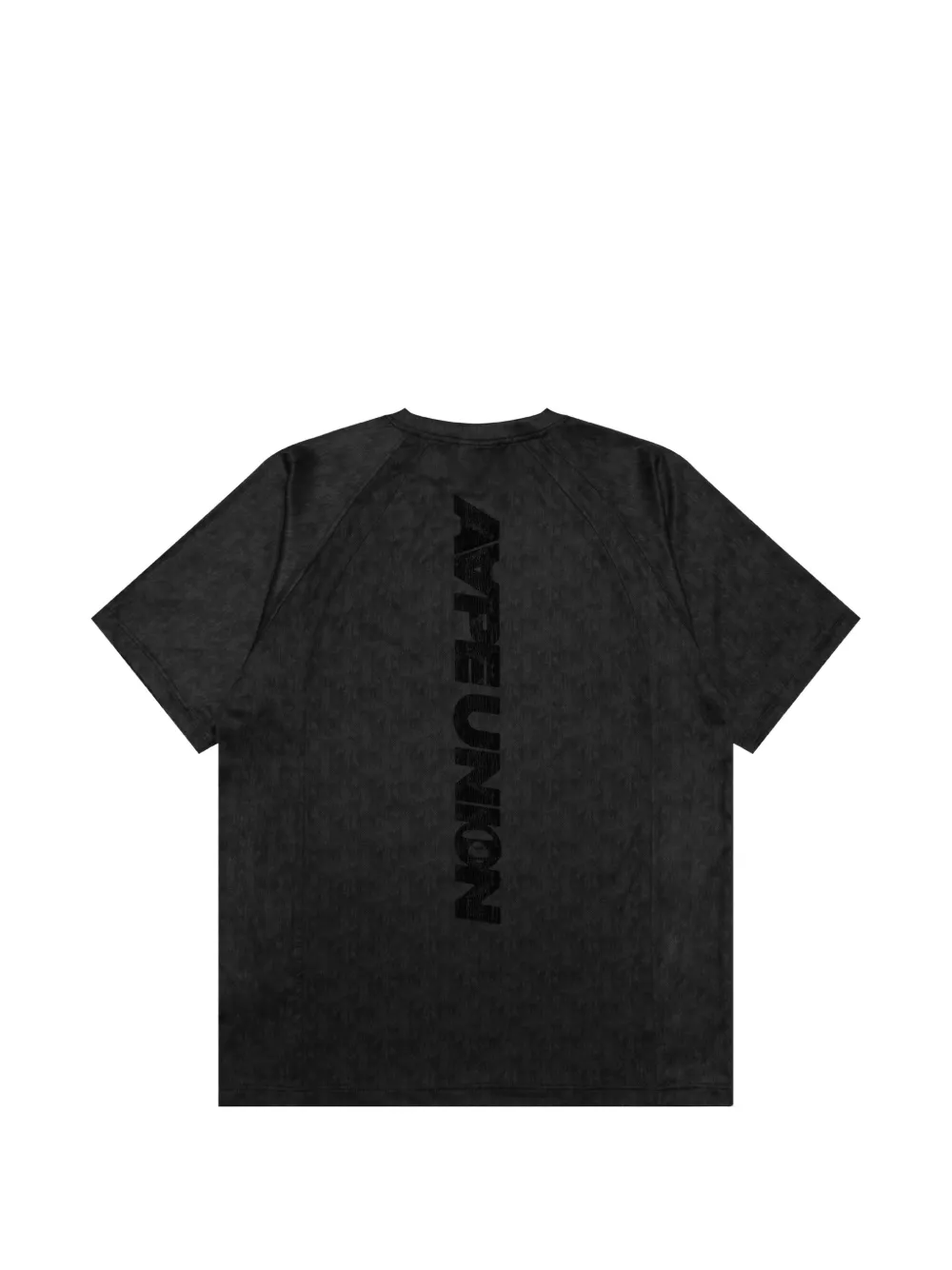 AAPE BY *A BATHING APE T-shirt met logo-applicatie Zwart