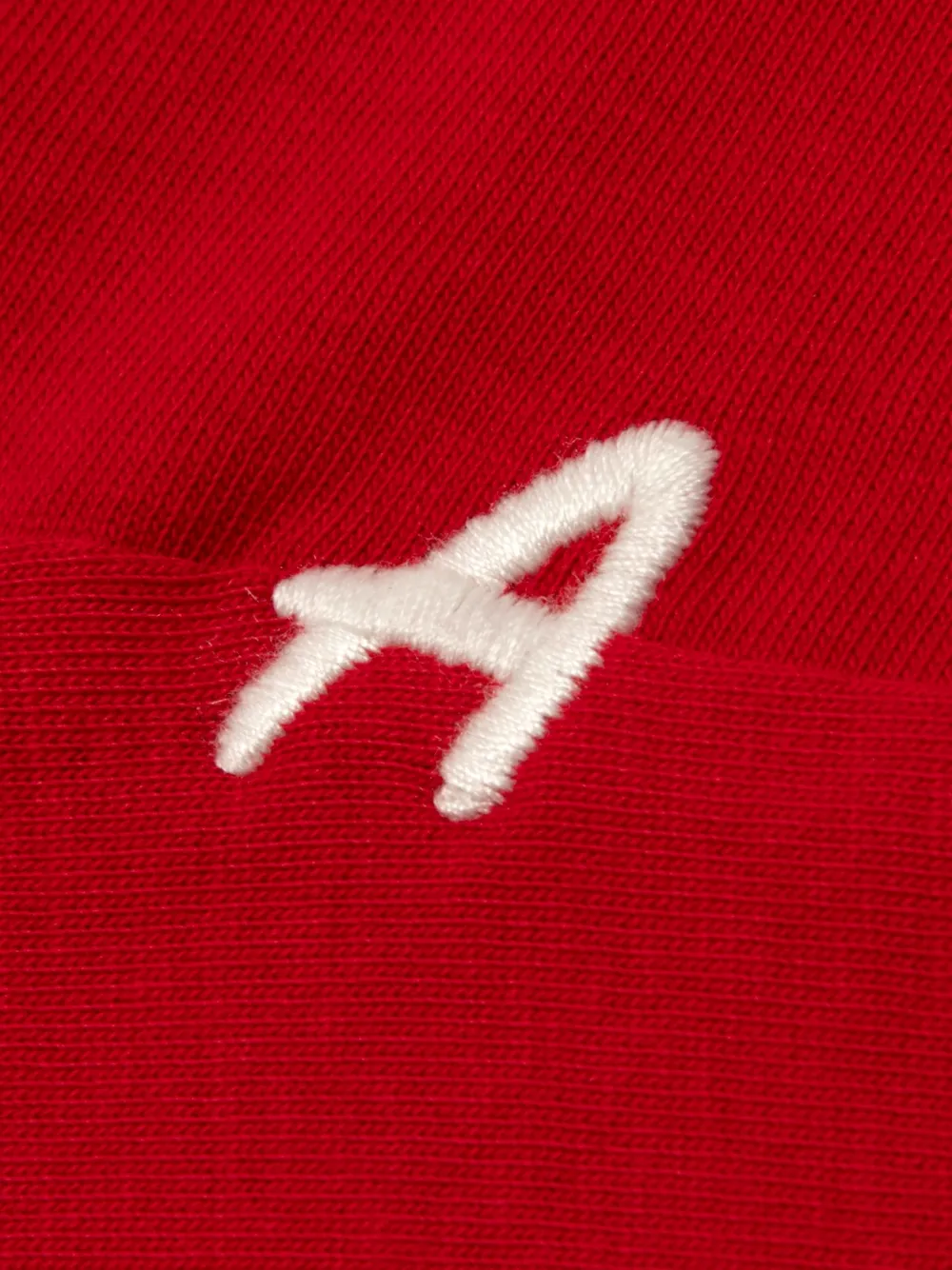 AAPE BY *A BATHING APE T-shirt met logodetail Rood
