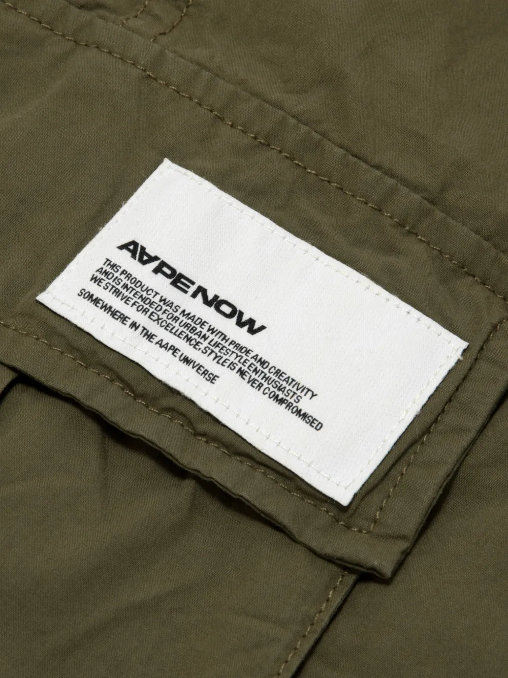 AAPE BY *A BATHING APE Cargo shorts Groen
