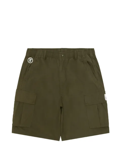 AAPE BY *A BATHING APE® green cargo shorts