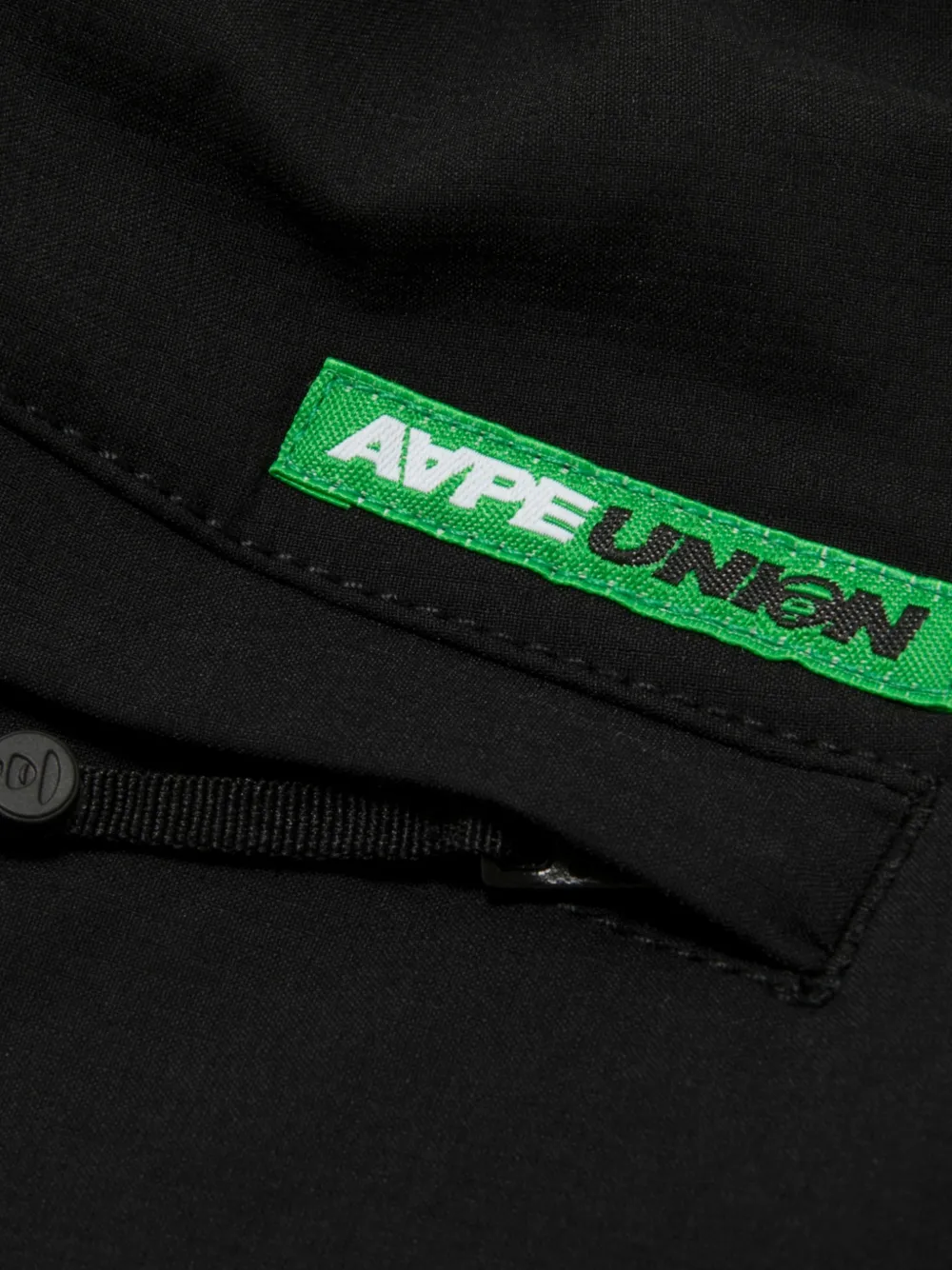 AAPE BY *A BATHING APE Cargo shorts met logo Zwart