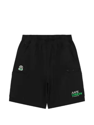 NEIGHBORHOODS ブラックショートパンツ Neighborhood ドローストリング ショートパンツ | ブラック | FARFETCH JP