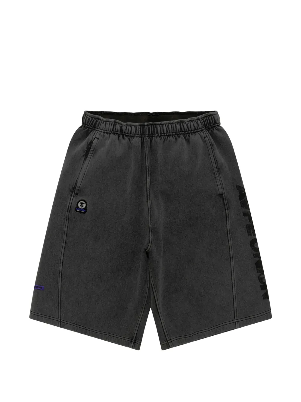 AAPE BY *A BATHING APE® logo shorts - Grigio