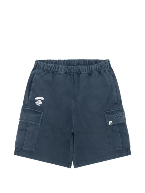 AAPE BY *A BATHING APE® logo-patch cargo shorts