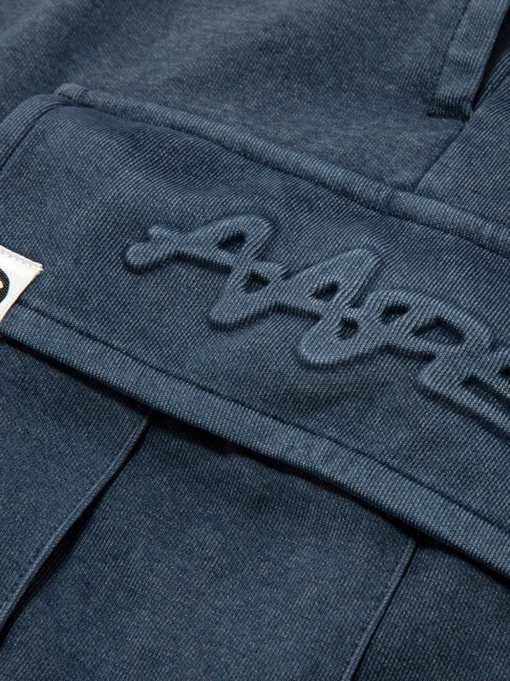 AAPE BY *A BATHING APE Cargo shorts met logopatch Blauw