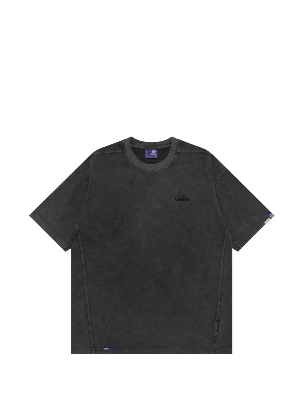 AAPE BY *A BATHING APE® logo T-shirt - Grigio