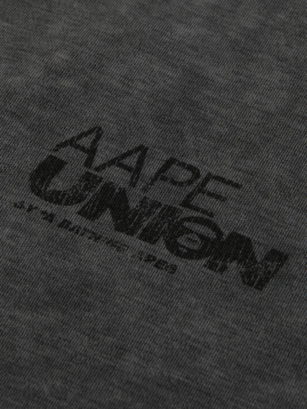 AAPE BY *A BATHING APE T-shirt met logo Grijs