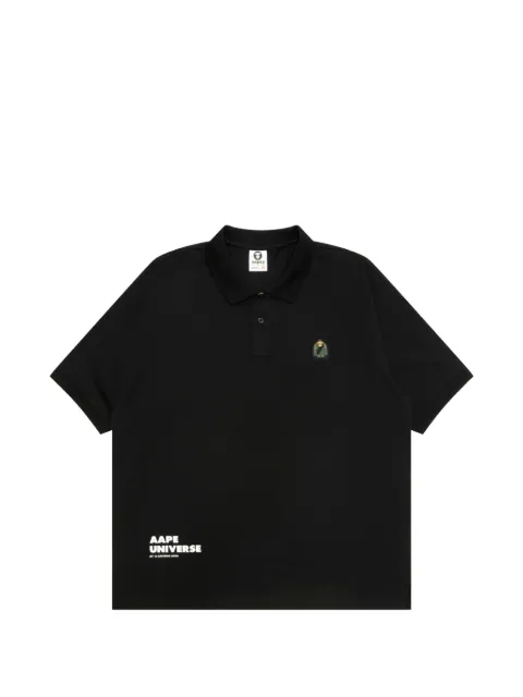 AAPE BY *A BATHING APE® logo polo shirt