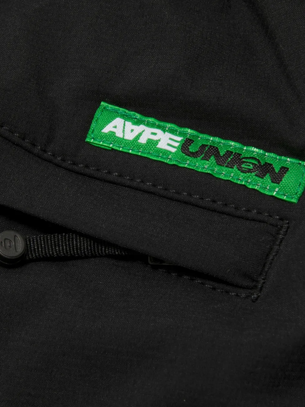 AAPE BY *A BATHING APE Cargo broek met logo Zwart