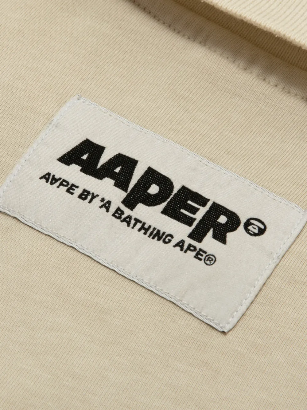 AAPE BY *A BATHING APE Poloshirt met applicatie Beige