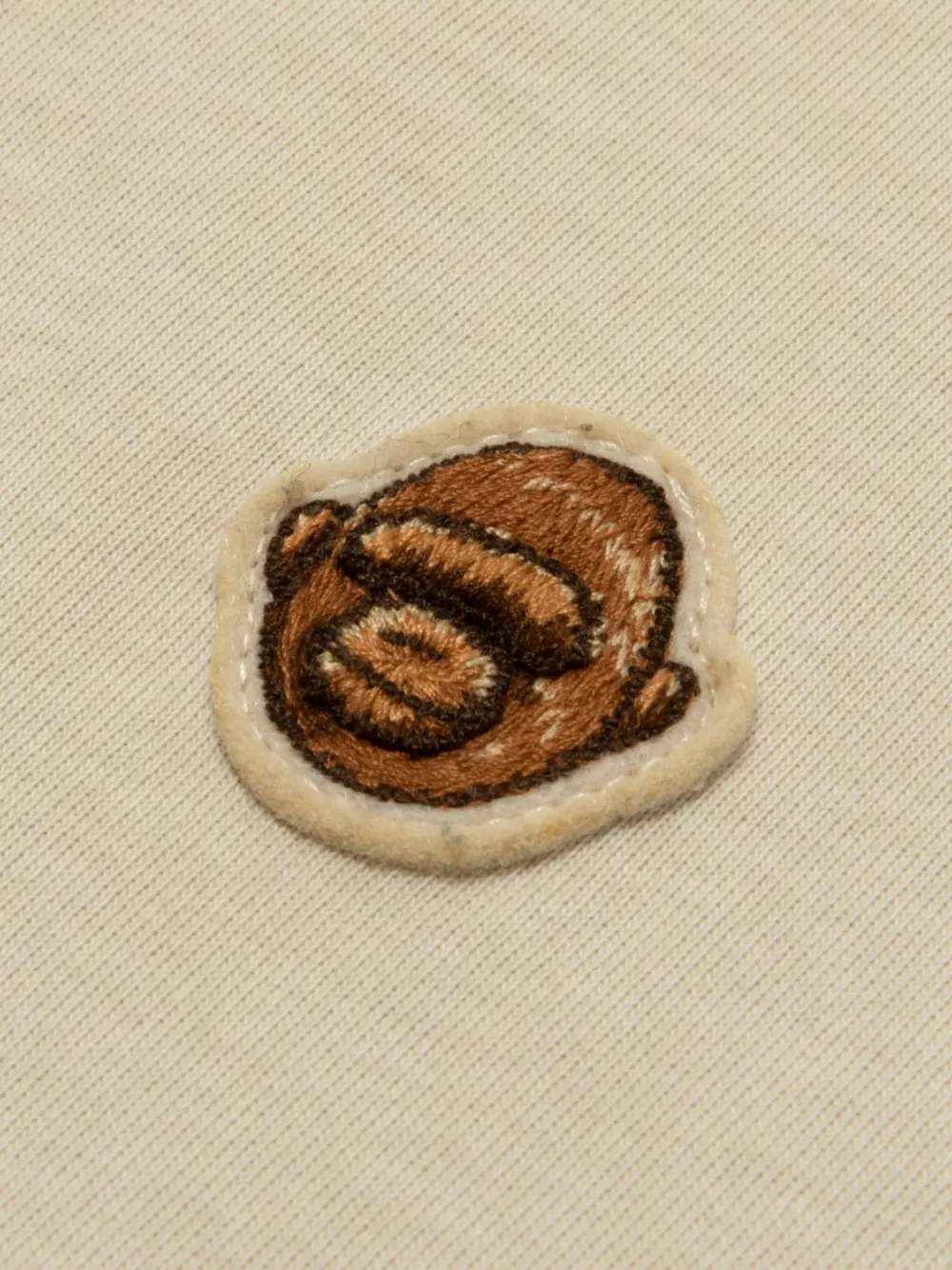 AAPE BY *A BATHING APE Poloshirt met applicatie Beige