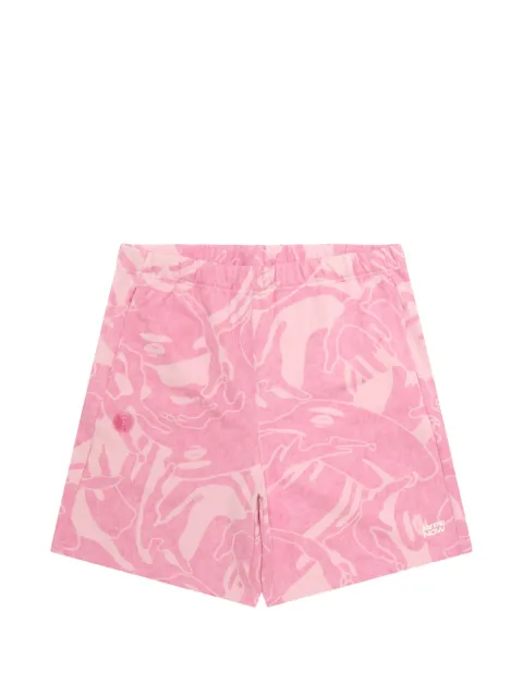 AAPE BY *A BATHING APE® short à logo imprimé