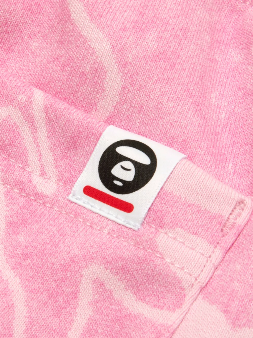  Aape By *a Bathing Ape® Logo Print Shorts - Pink 