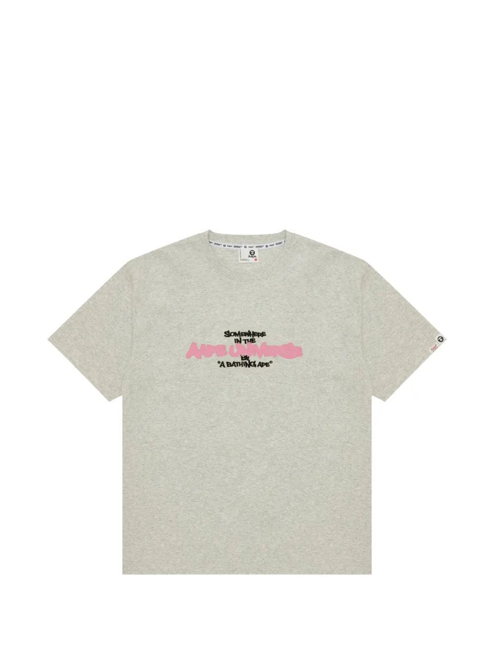 AAPE BY *A BATHING APE® printed T-shirt - Grigio