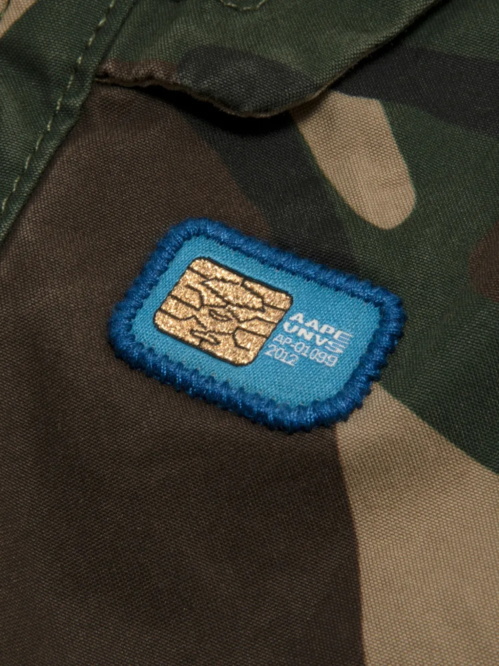 AAPE BY *A BATHING APE Shorts met camouflageprint Groen