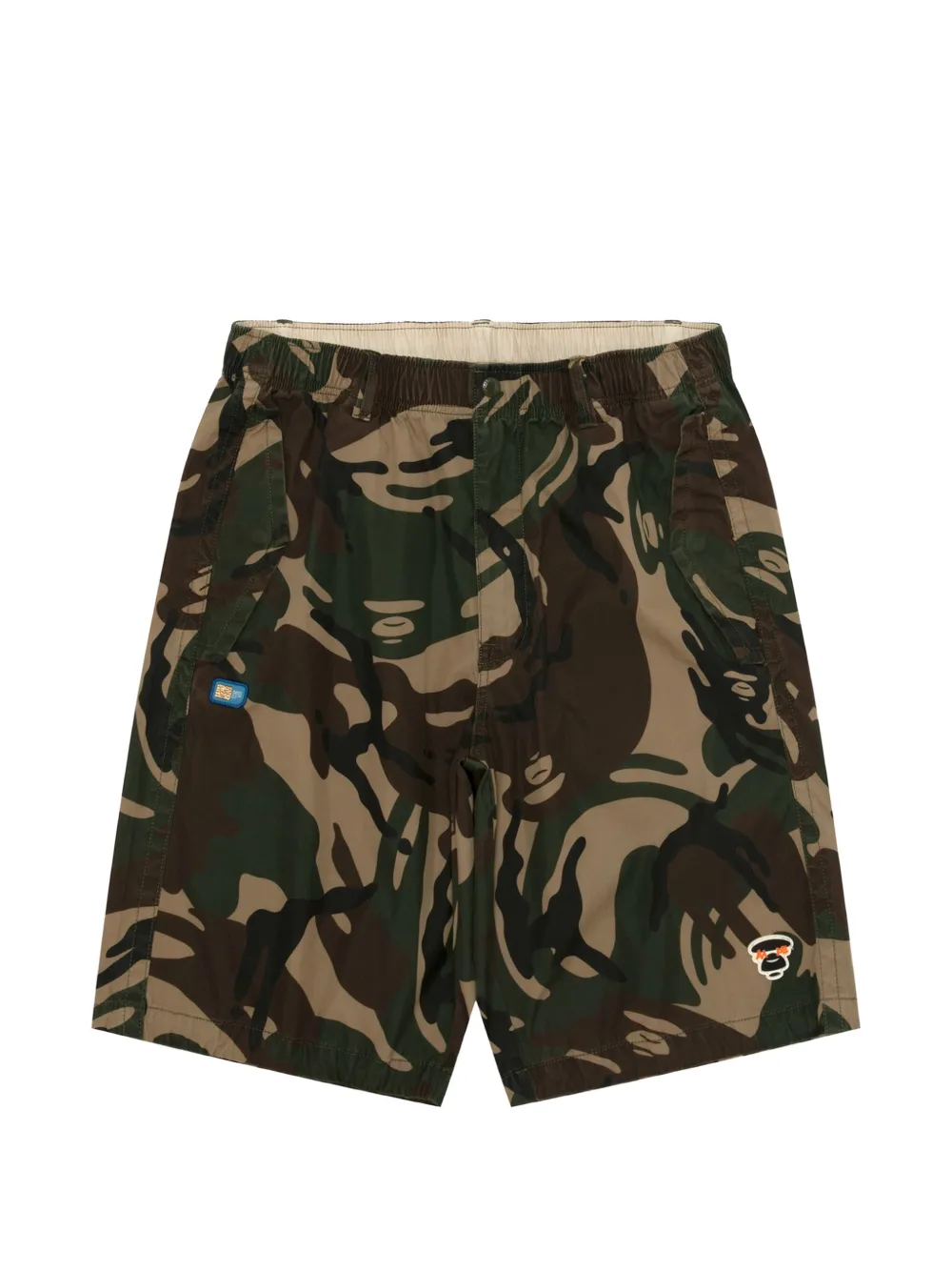 AAPE BY *A BATHING APE® camouflage-print shorts - Verde