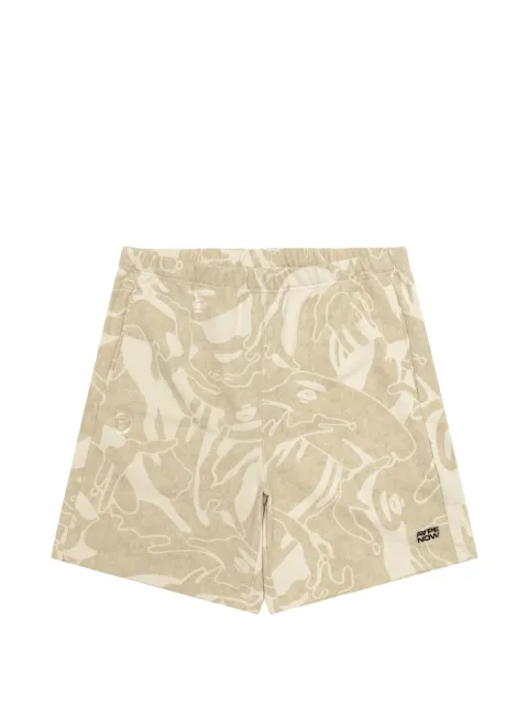 AAPE BY *A BATHING APE® camouflage logo shorts