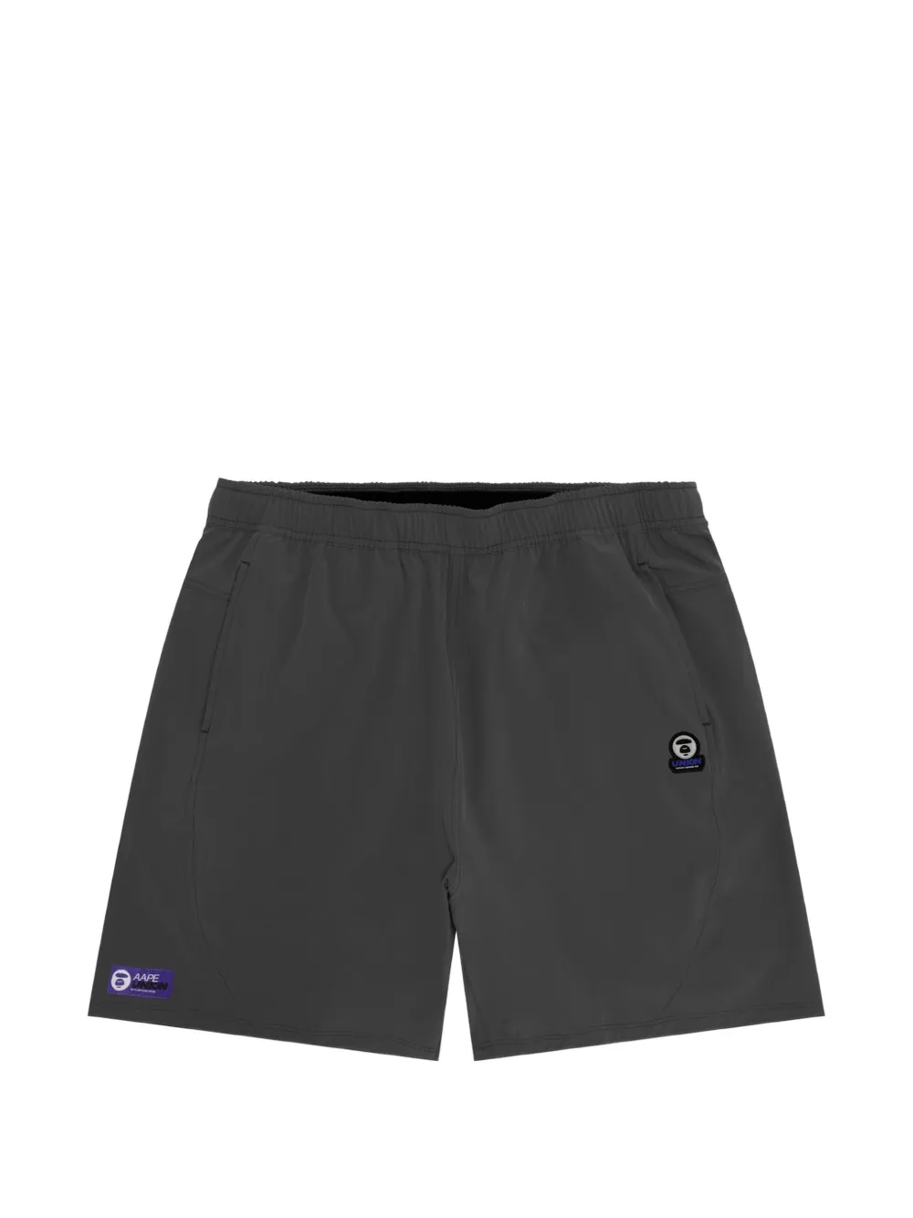 AAPE BY *A BATHING APE® logo-print shorts - Grigio