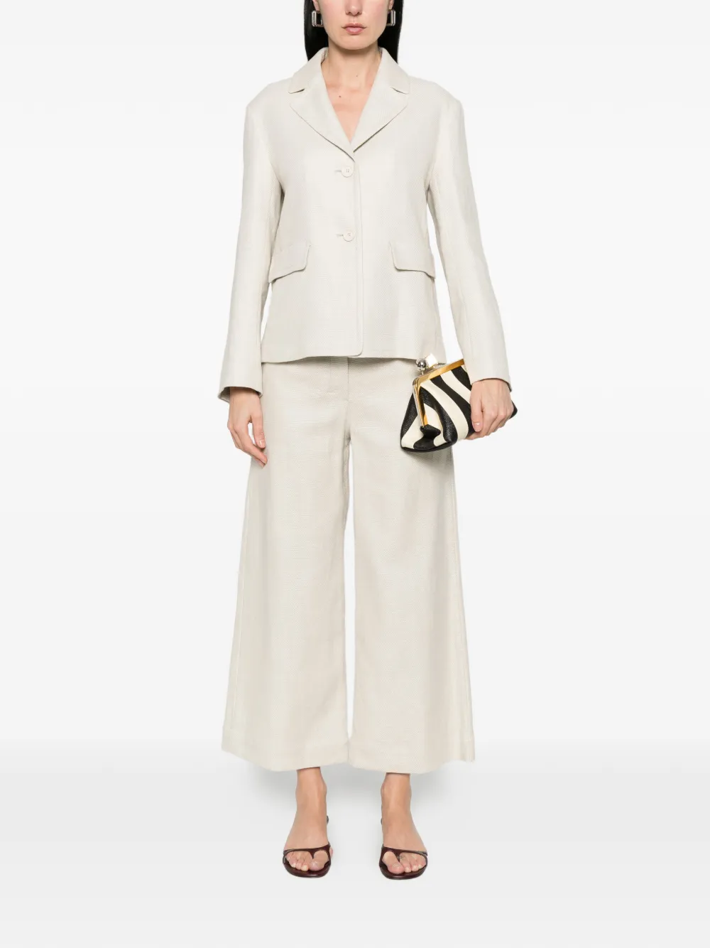  's Max Mara Flap-pocket Blazer - Neutrals 