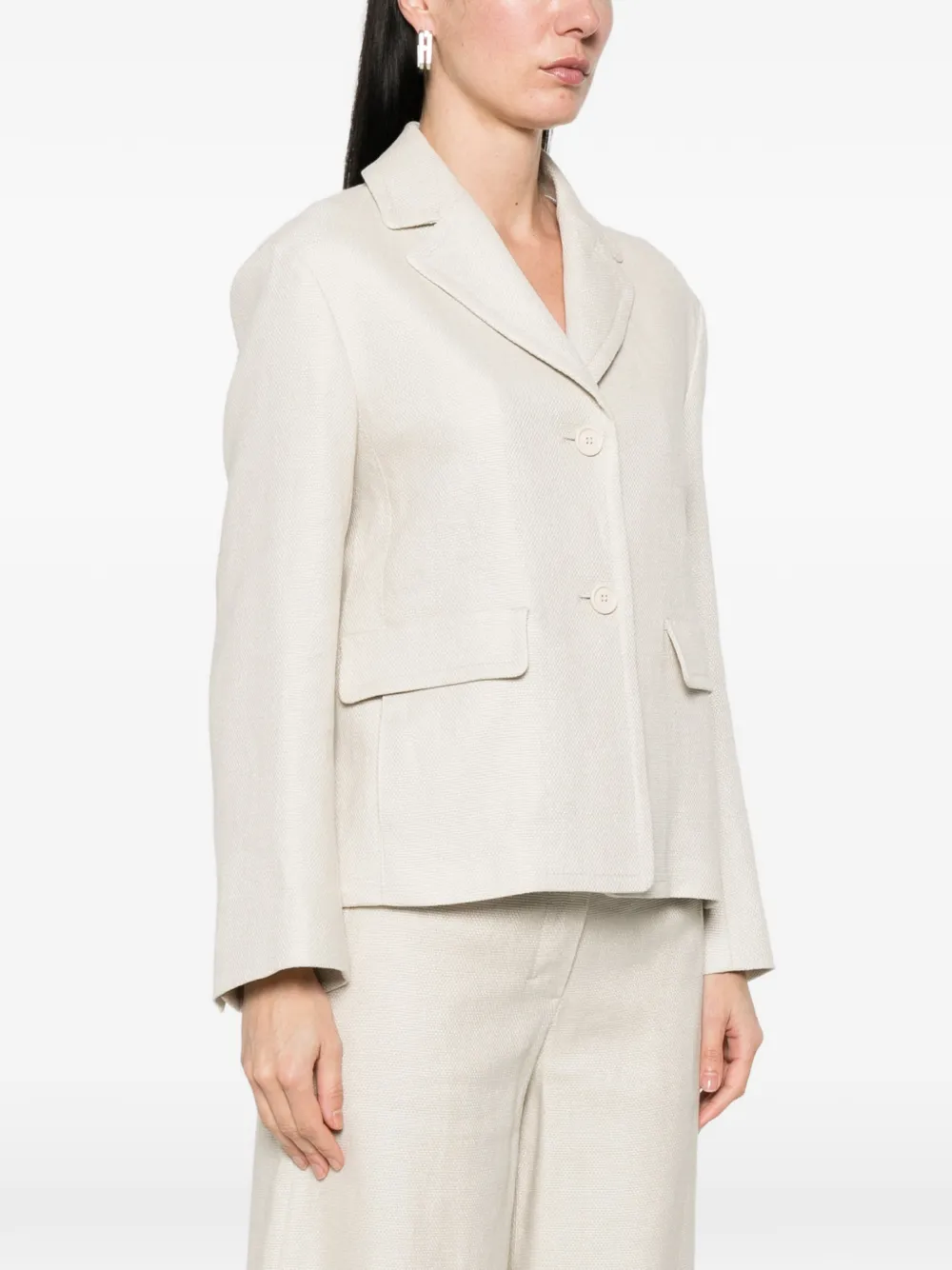  's Max Mara Flap-pocket Blazer - Neutrals 