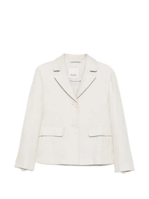 'S Max Mara blazer con bolsillo y solapa