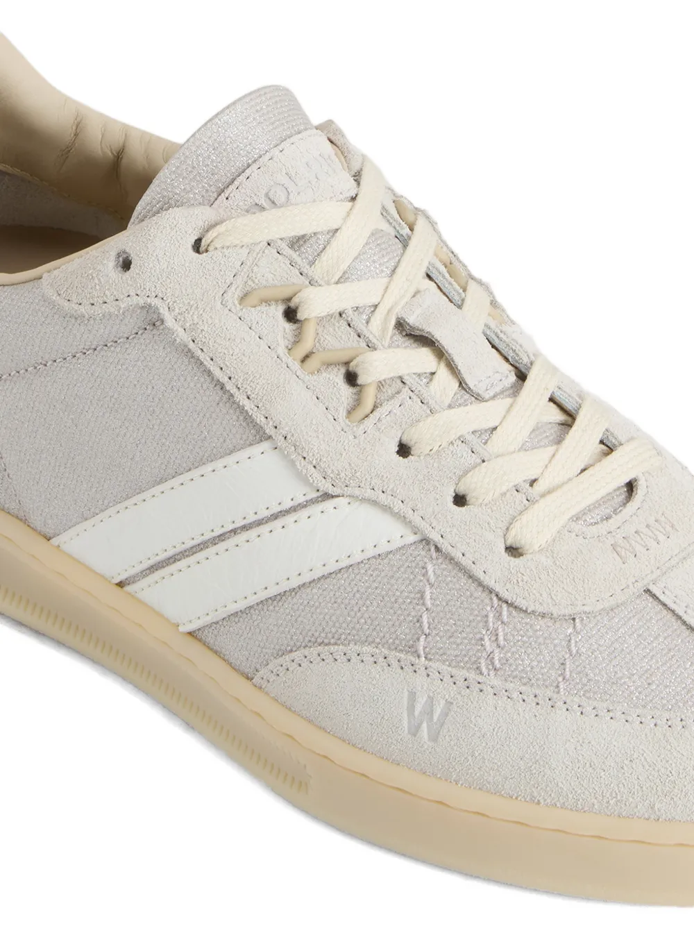 Woolrich Doubleu sneakers met suède details Grijs