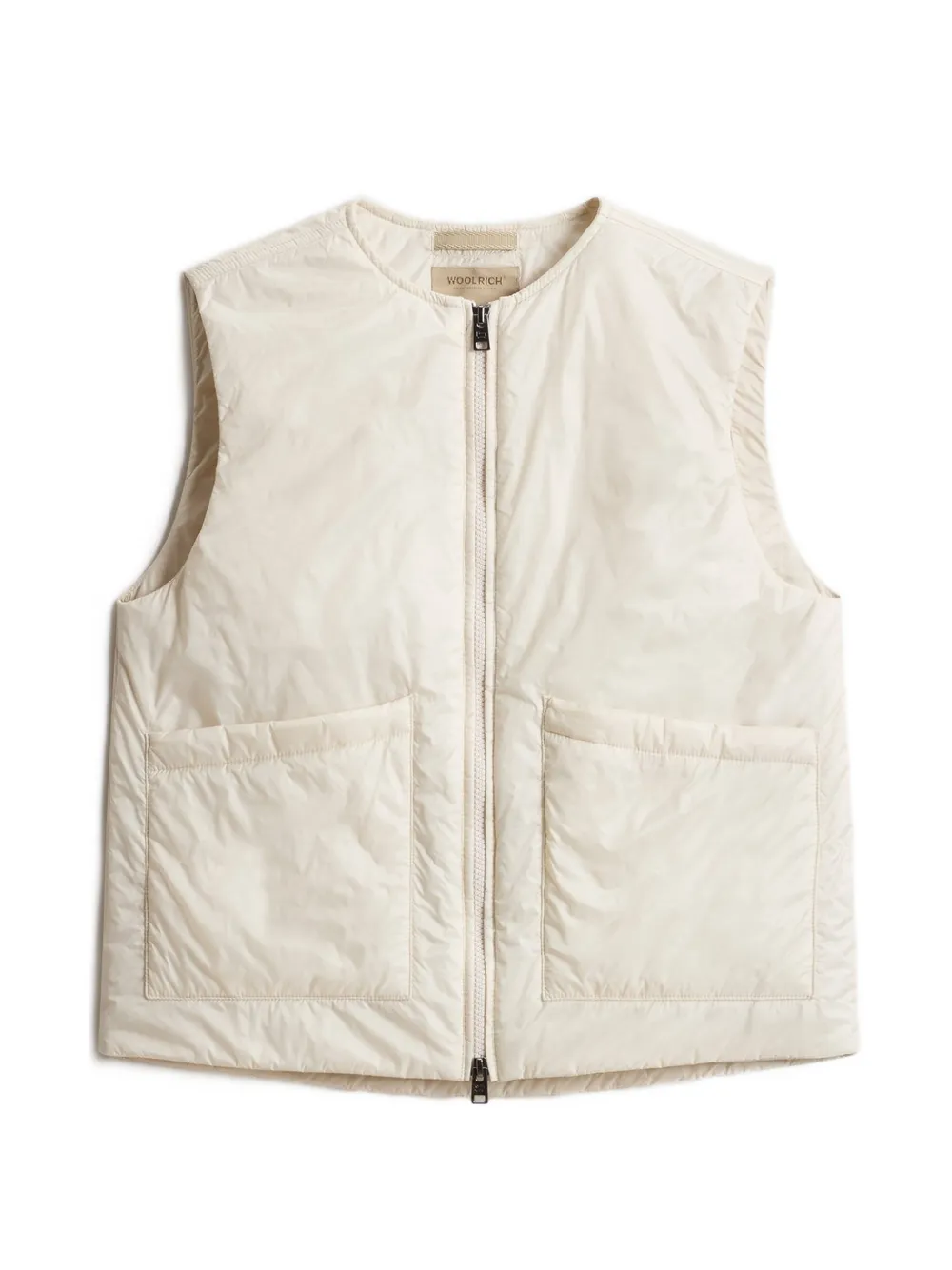  Woolrich Drawstring Hooded Parka Coat - Neutrals 