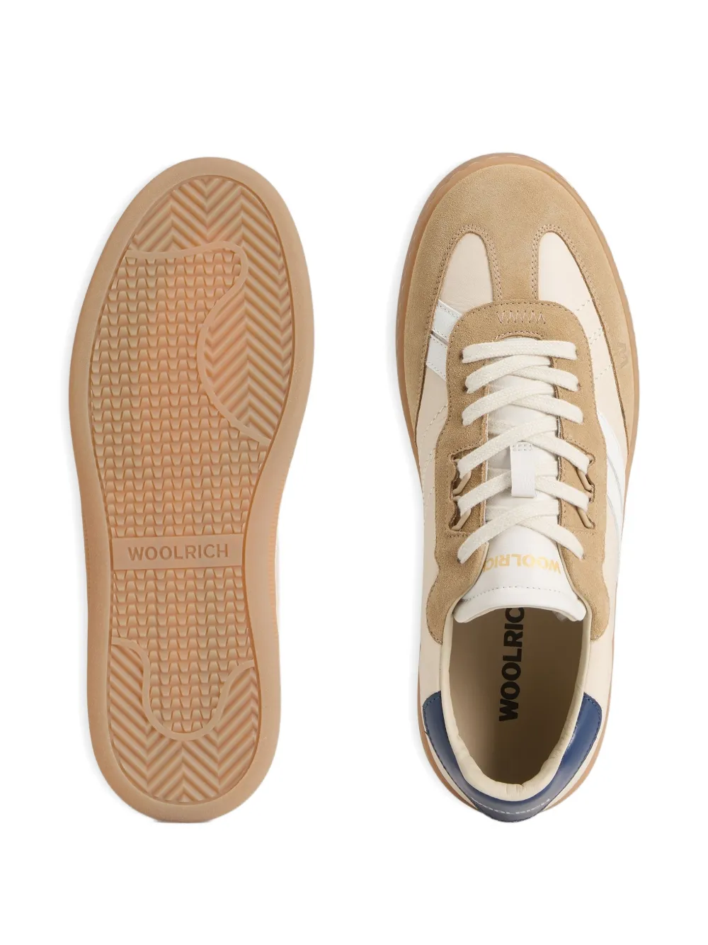 Woolrich Doubleu suède sneakers Beige
