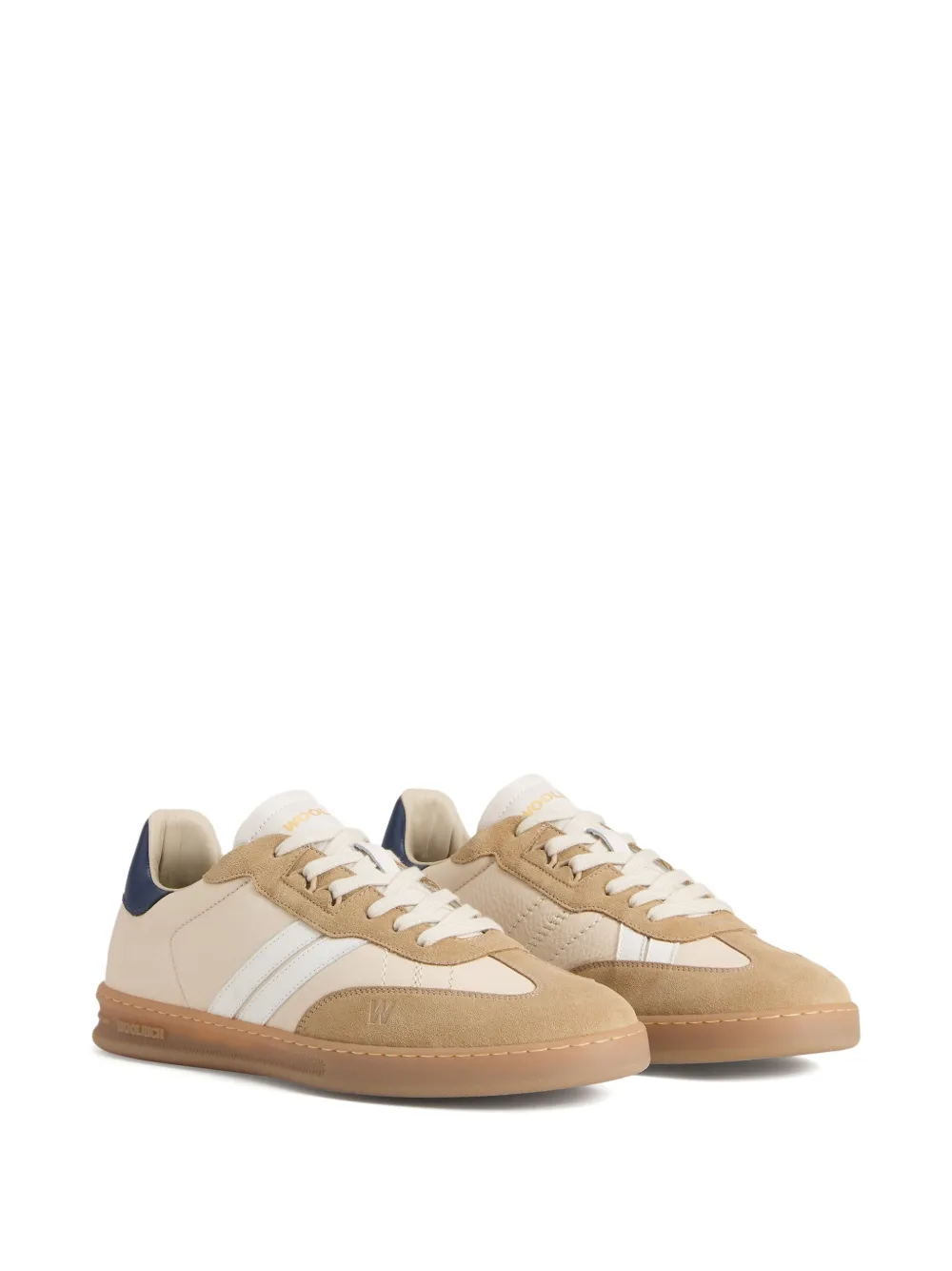 Woolrich Doubleu suède sneakers Beige