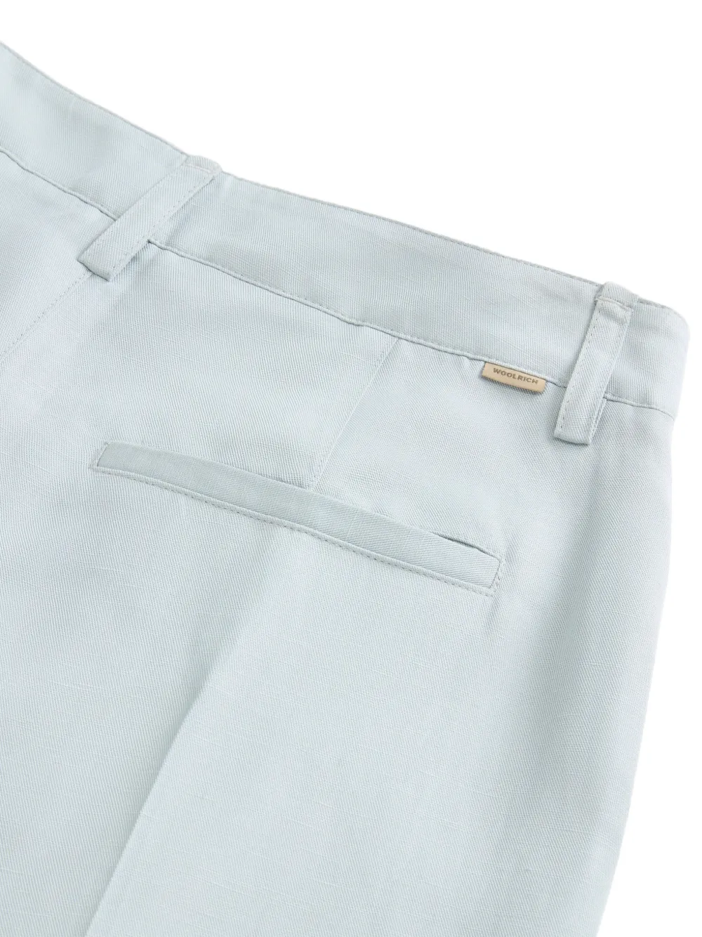  Woolrich Pantalones Rectos Con Trabillas - Azul 