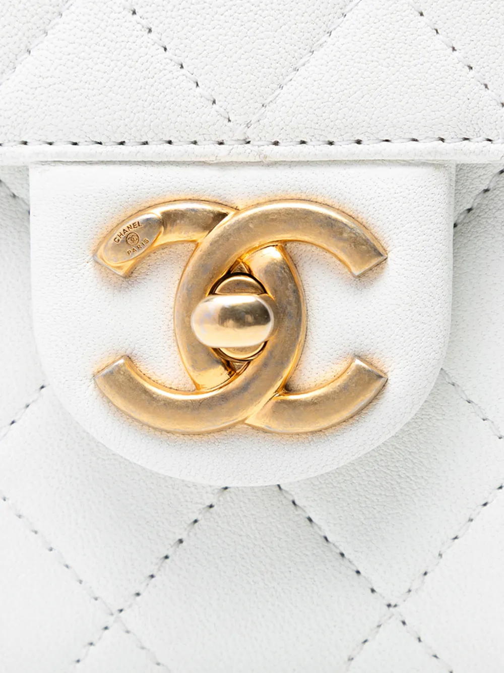 2019 Small Quilted Lambskin Chic Pearls Flap Crossbody Bag